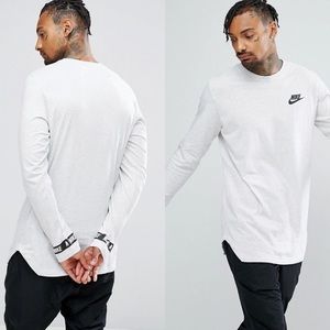 Nike Long Sleeve Cuff Logo T-Shirt